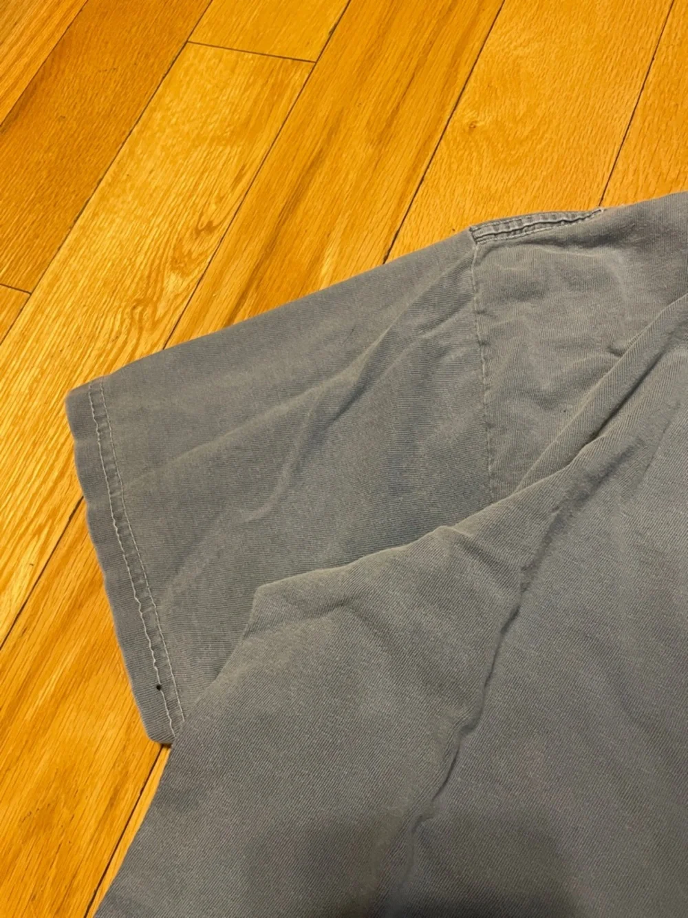 Stussy Washed Slate Blue Short Sleeve Crew Tee - Picture 6 of 13